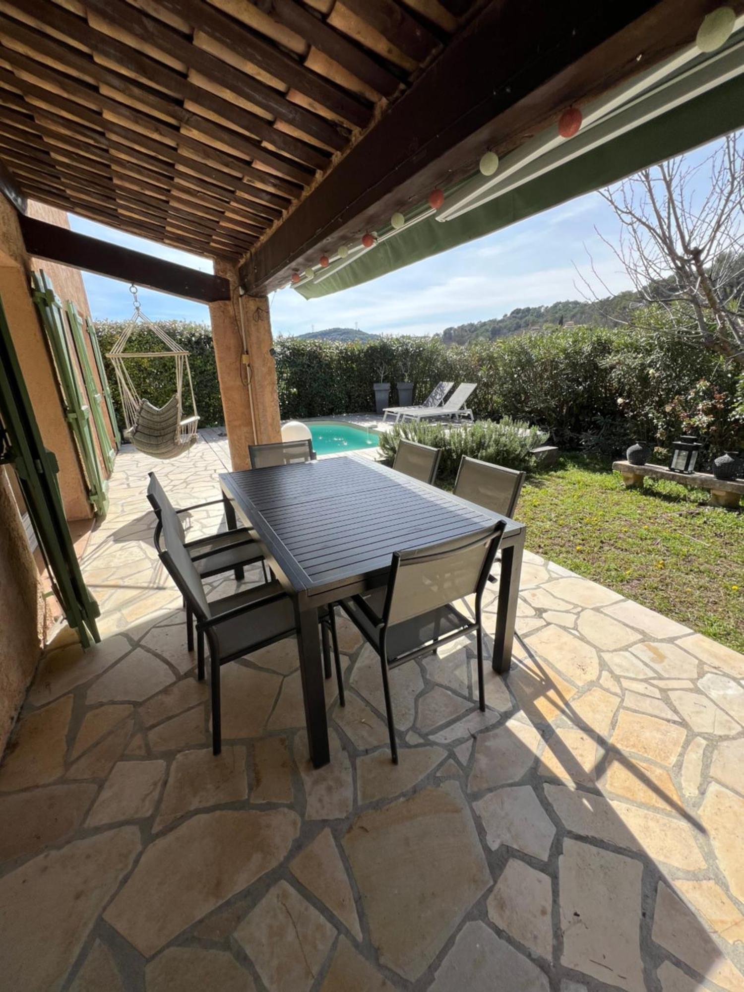 Villa Sur La Cote D'Azur Avec Piscine Ла-Коль-сюр-Лу Экстерьер фото